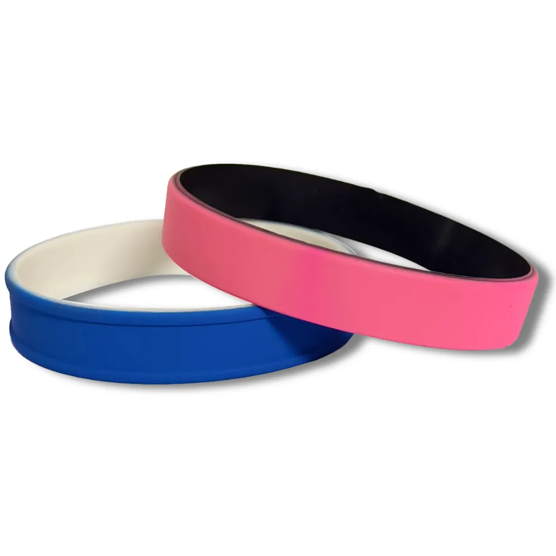 Custom Color Coat Silicone Wristbands – Personalize Your Style