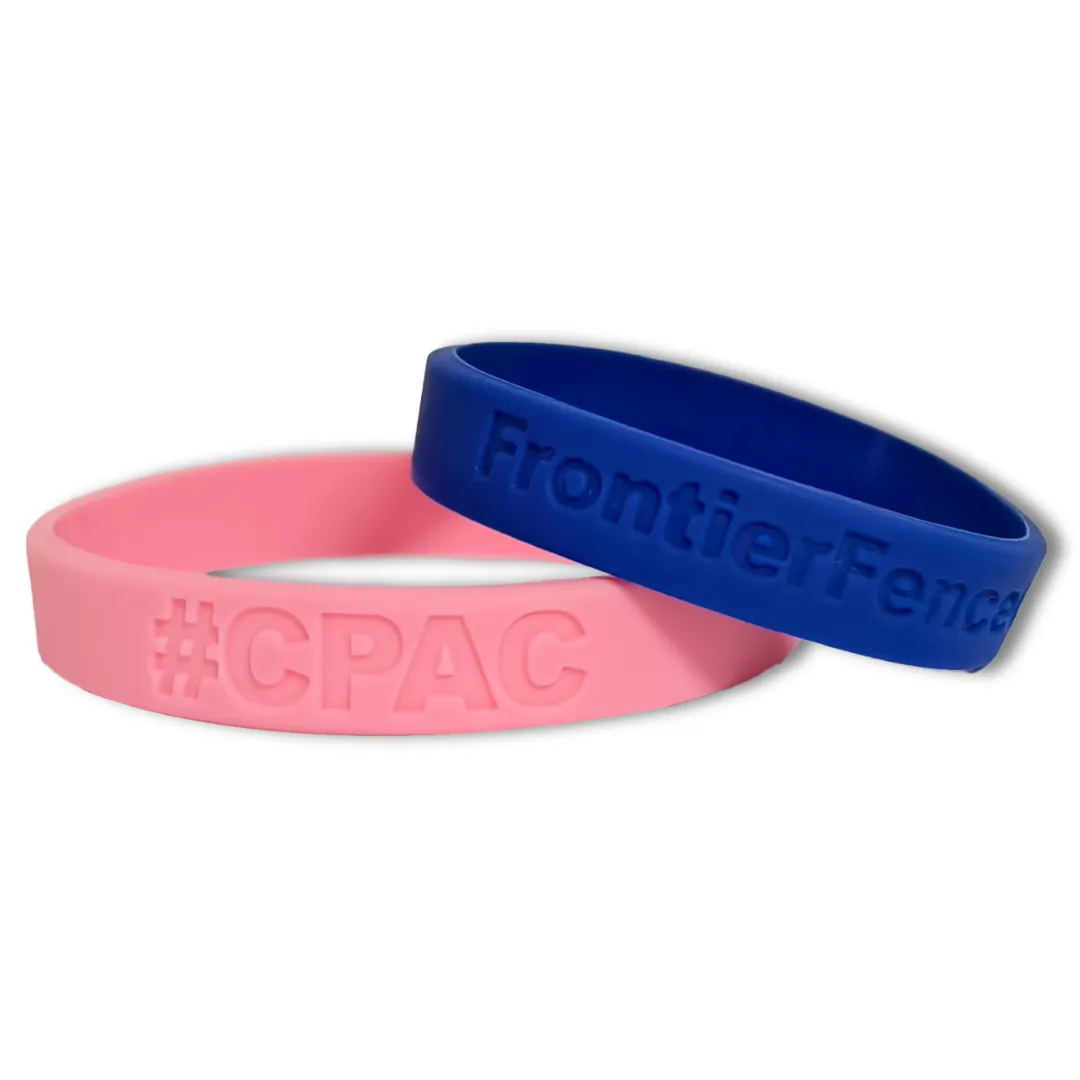 Custom Debossed Silicone Wristbands - Personalize Your Style