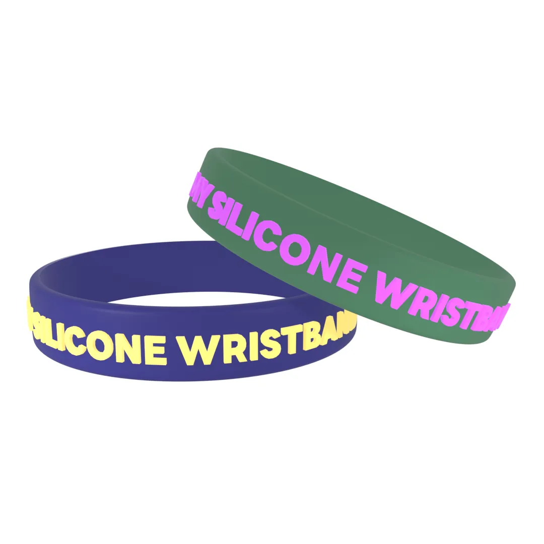 Custom Embossed Printed Silicone Wristbands | Stylish Personalized Bands