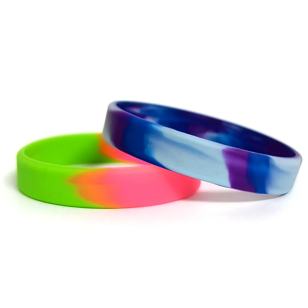 Custom Multi-Color Silicone Wristbands | Durable & Stylish